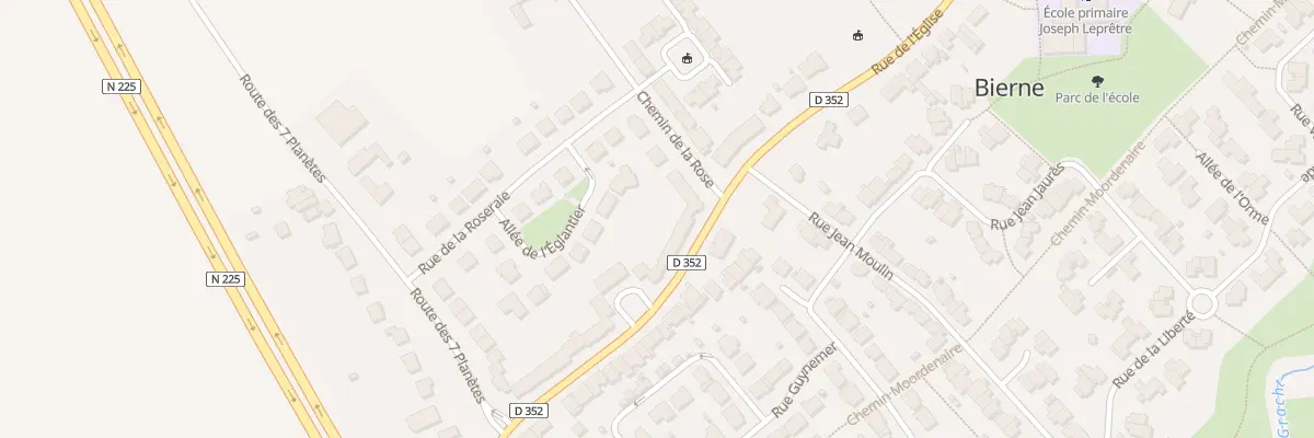 Plan du 40 Rue de l’Eglise à Bierne