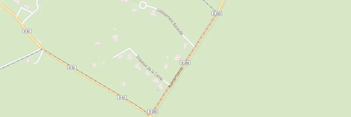 Plan du 3 Rue de Terrou à Reilhac