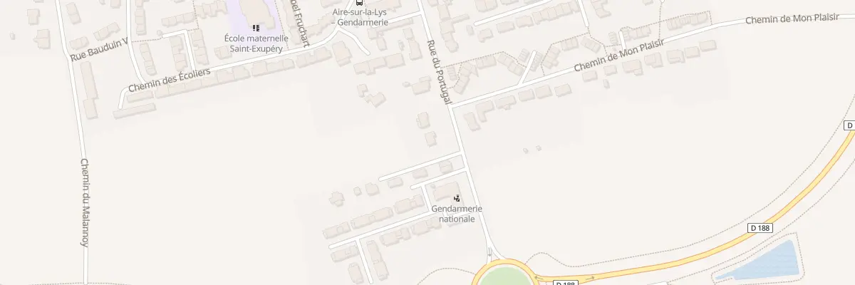 Plan du 66 Rue du Portugal à Aire-sur-la-Lys