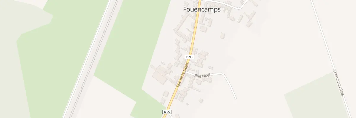 Plan du 26 Rue de la Noye à Fouencamps