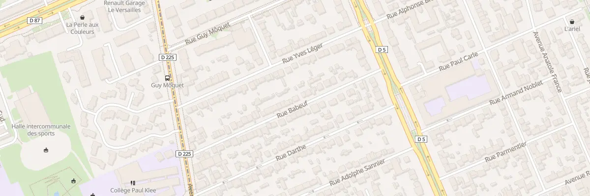 Plan du 20 Rue Babeuf à Choisy-le-Roi