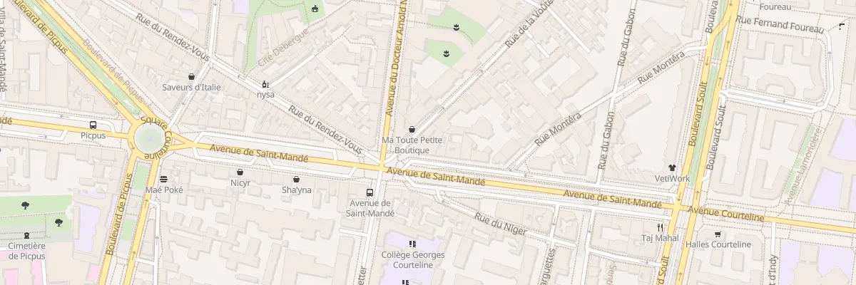 Plan du 71 Av de Saint-Mandé à Paris 12e Arrondissement