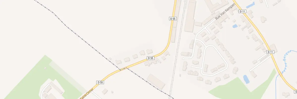 Plan du 46 Rue de Saint - Omer à Arnèke