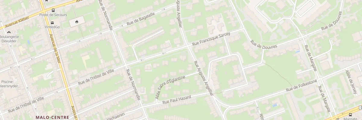 Plan du 140 Rue Francisque Sarcey à Dunkerque