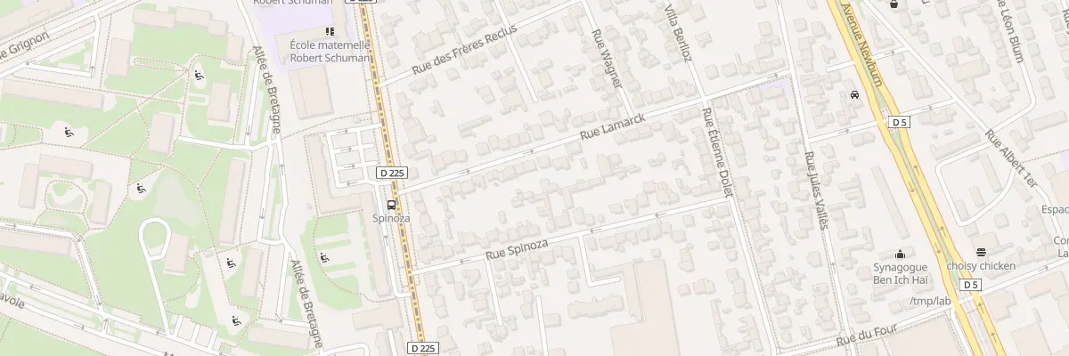 Plan du 43 Rue Lamarck à Choisy-le-Roi