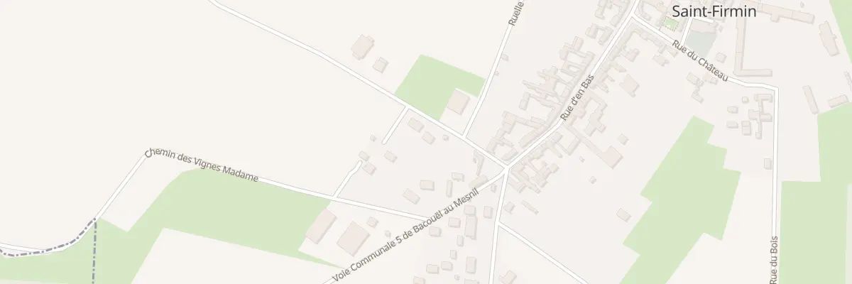 Plan du 1 Vc 5 de Bacouel au Mesnil au Mesnil-Saint-Firmin