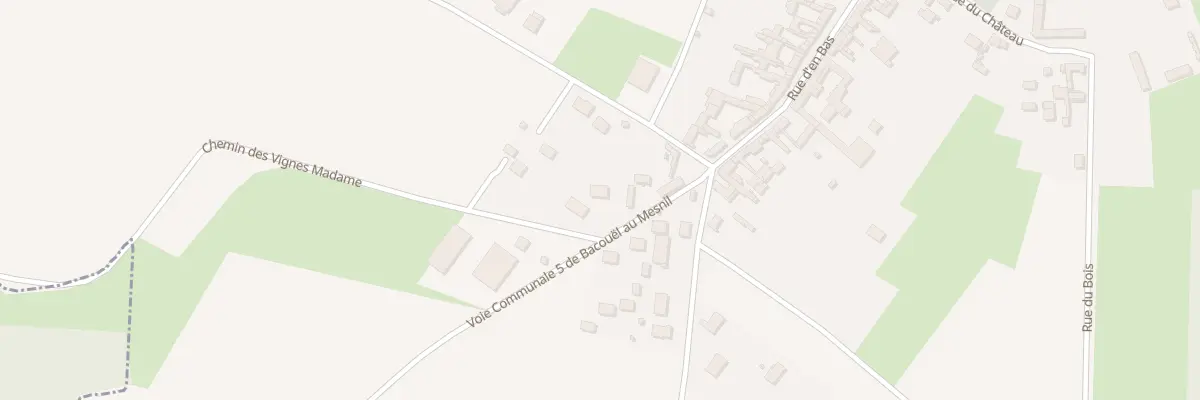 Plan du 68 Vc 5 de Bacouel au Mesnil au Mesnil-Saint-Firmin