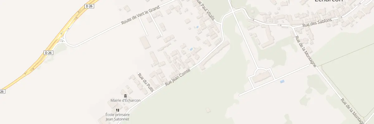 Plan du 6 Rue Jean Comte à Écharcon