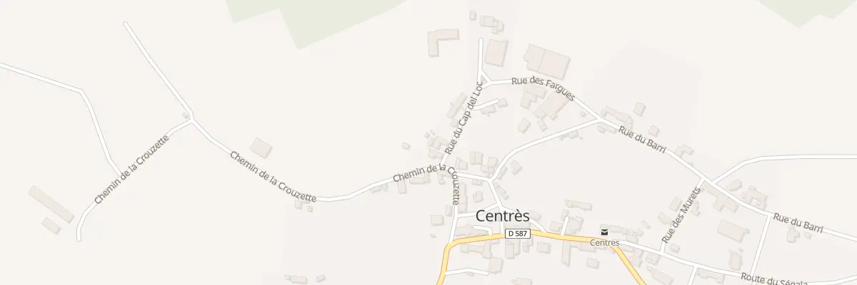 Plan du 5024 Centres à Centrès