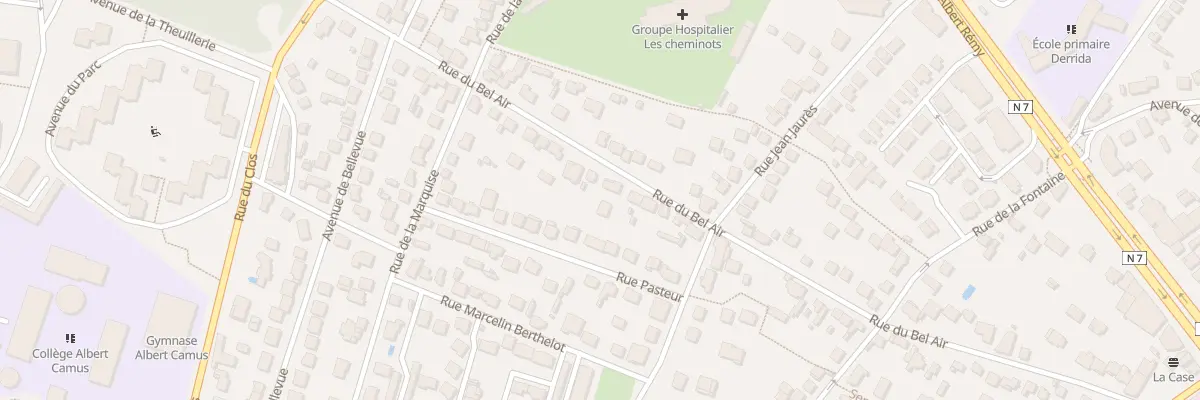 Plan du 57 Rue du Bel Air à Ris-Orangis