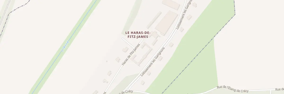 Plan du 8 Haras de Fitz James à Airion