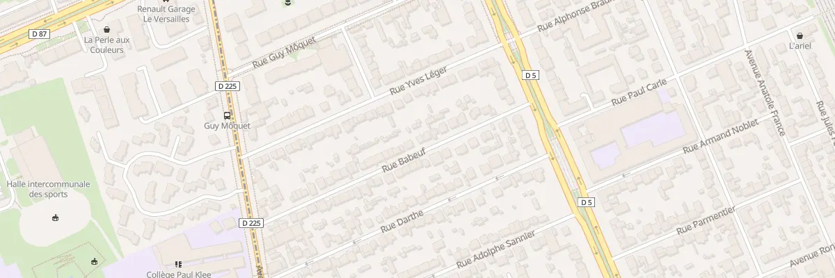 Plan du 18 Rue Babeuf à Choisy-le-Roi