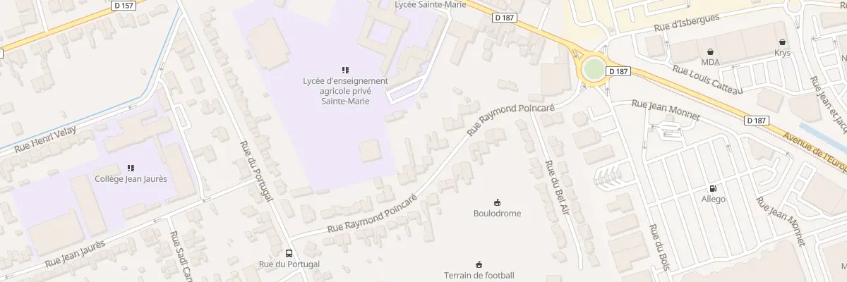 Plan du 19 Rue Raymond Poincare à Aire-sur-la-Lys