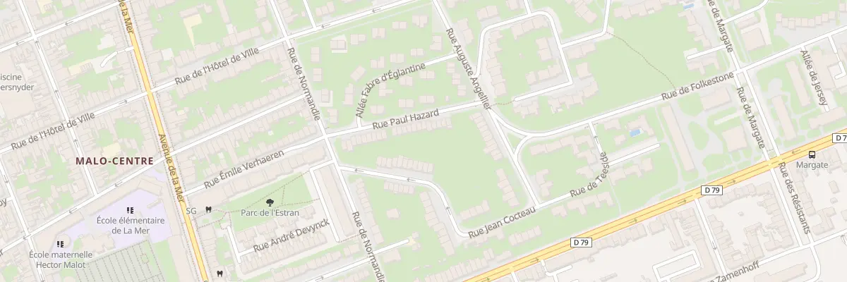 Plan du 98 Rue Paul Hazard à Dunkerque