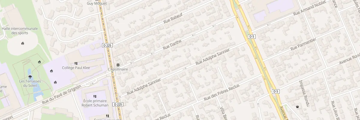 Plan du 34 Rue Adolphe Sannier à Choisy-le-Roi
