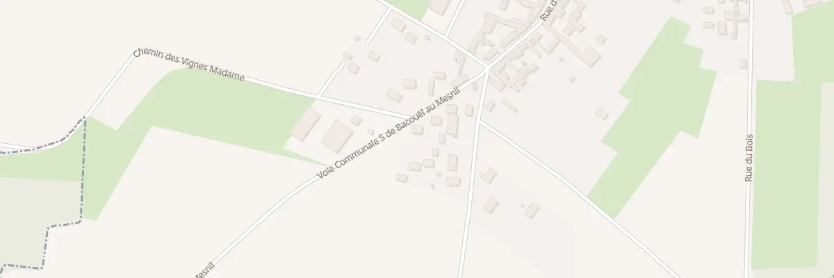 Plan du 71 Vc 5 de Bacouel au Mesnil au Mesnil-Saint-Firmin