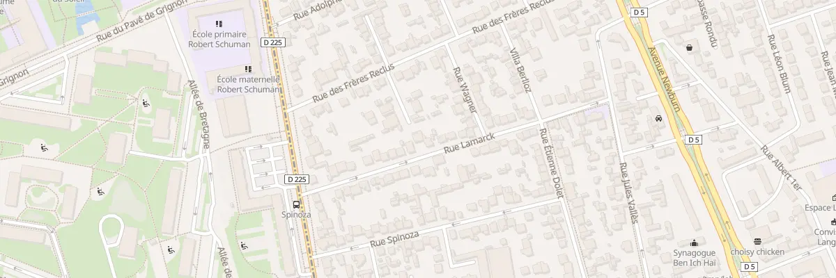Plan du 36 Rue Lamarck à Choisy-le-Roi