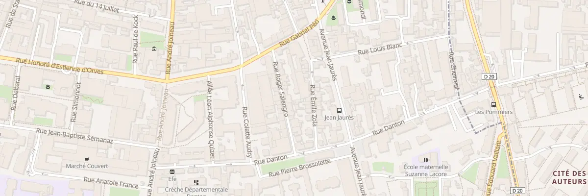 Plan du 15 Rue Roger Salengro au Pré-Saint-Gervais