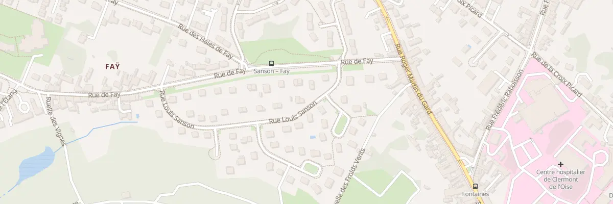Plan du 6 Rue Louis Sanson à Clermont