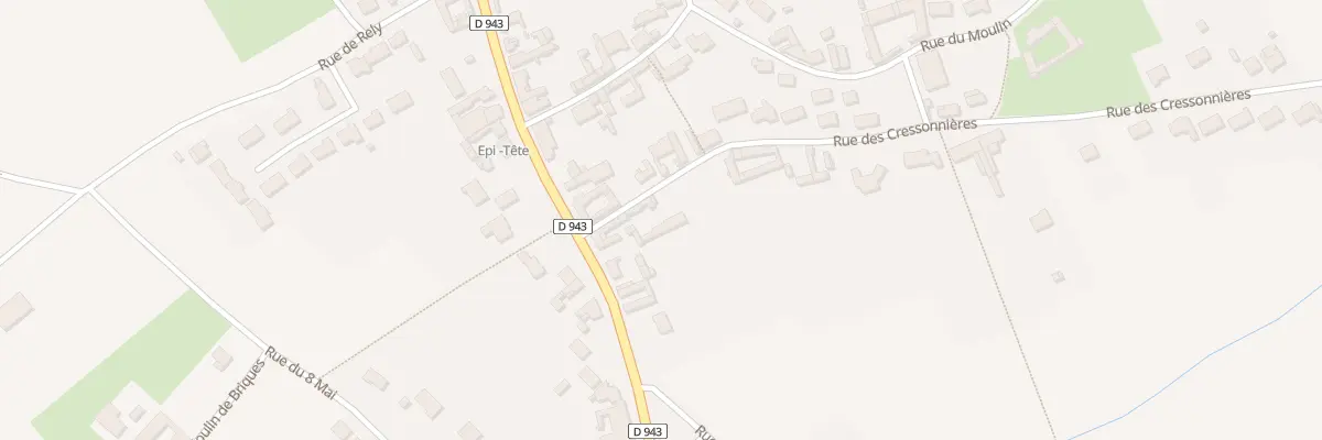 Plan du 1 Rue des Cressonnieres à Norrent-Fontes