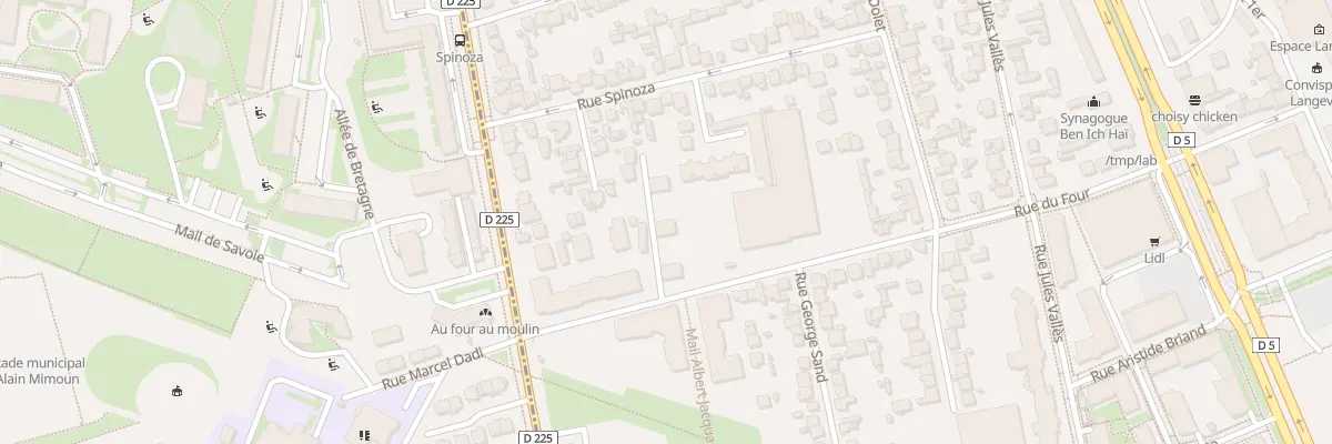Plan du 72 Rue du Four à Choisy-le-Roi