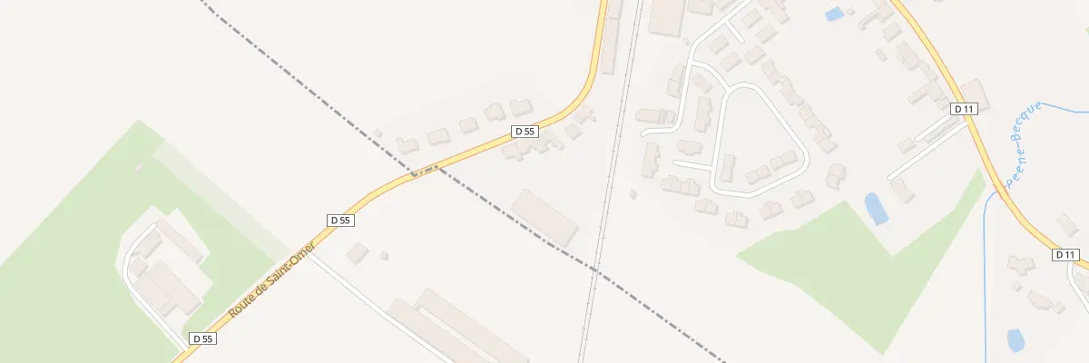 Plan du 11 Rue de Saint - Omer à Arnèke