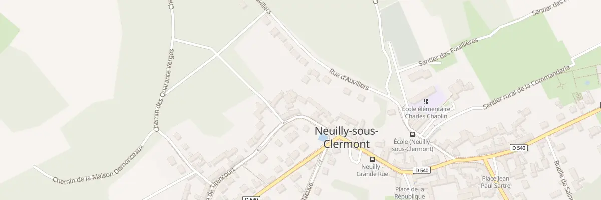 Plan du 70 Rue de Titencourt à Neuilly-sous-Clermont
