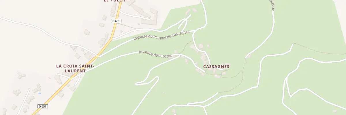 Plan du 5109A Les Costes à Goutrens
