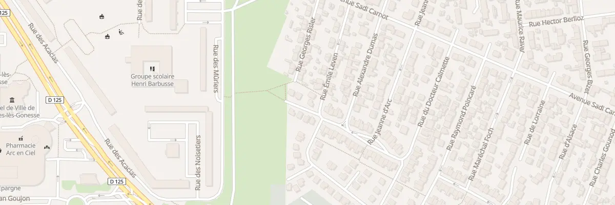 Plan du 4 Rue Pierre Clostermann à Garges-lès-Gonesse