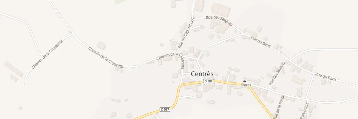 Plan du 5419 Centres à Centrès