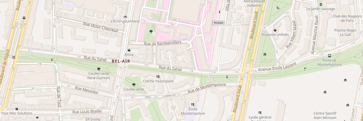 Plan du 51 Rue du Sahel à Paris 12e Arrondissement