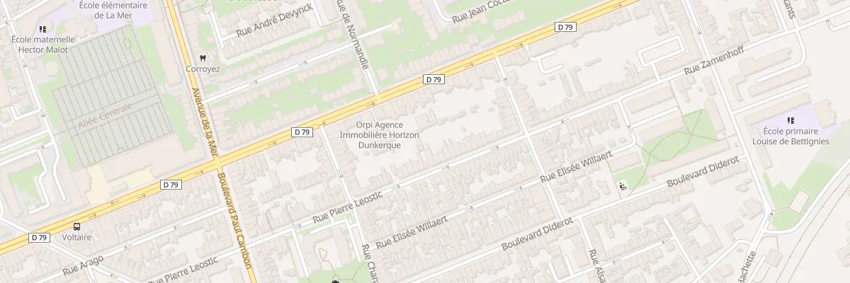 Plan du 117 Rue Pierre Léostic à Dunkerque