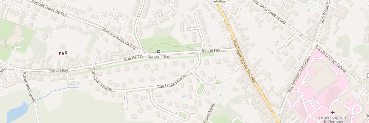 Plan du 5 Rue de Fay à Clermont