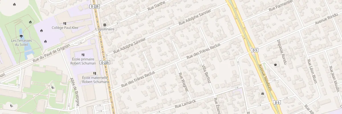 Plan du 34 Rue Freres Reclus à Choisy-le-Roi
