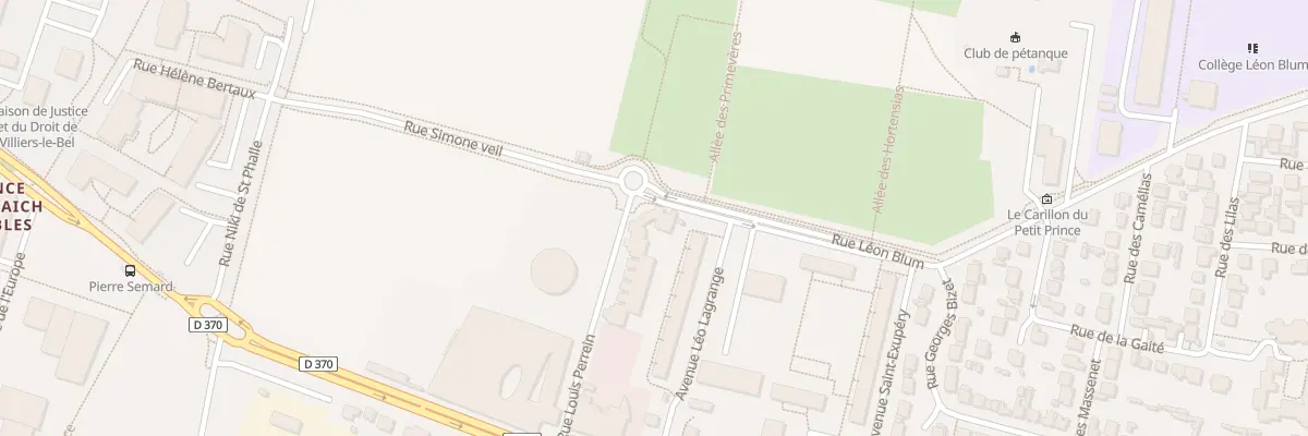 Plan du 17 Rue Léon Blum à Villiers-le-Bel