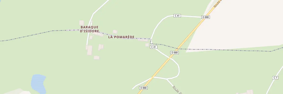 Plan du 5269 La Baraque d’Isidore à Camjac