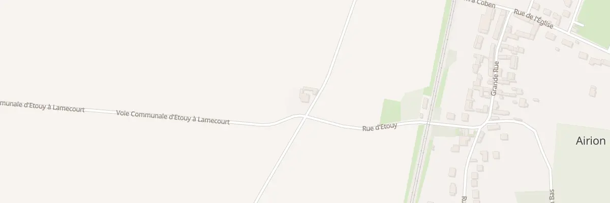 Plan du 6 Rue d’Etouy à Airion