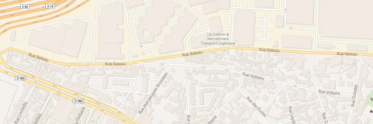 Plan du 80 Rue Voltaire à La Courneuve