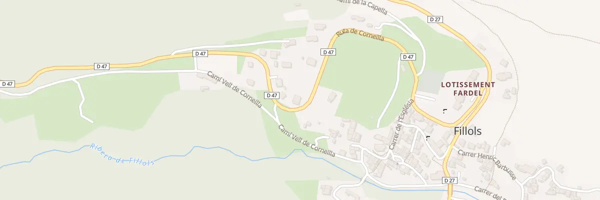 Plan du 5 Le Village à Fillols
