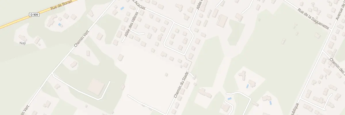 Plan du 14 All des Chenes à Gouvieux