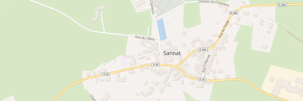 Plan du 7 Rue de la Poste à Sannat