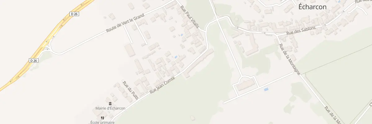 Plan du 2B Rue Jean Comte à Écharcon