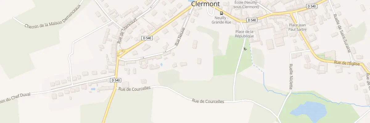 Plan du 107 Rue Neuve à Neuilly-sous-Clermont