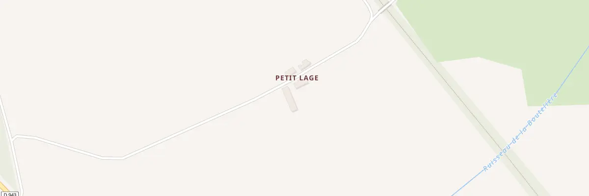 Plan du 5386 Petit Lage à Saint-Désiré