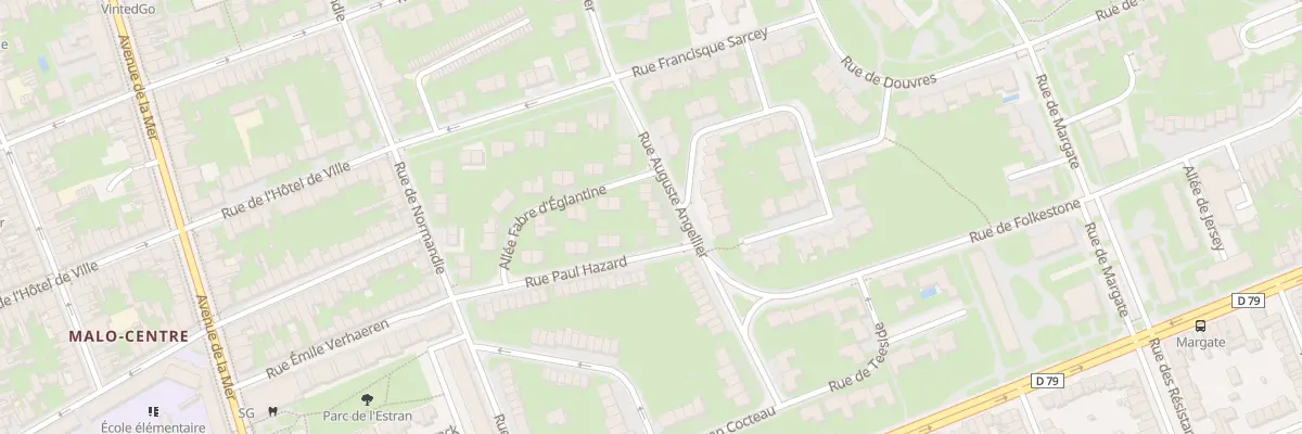 Plan du 292 Rue Auguste Angellier à Dunkerque