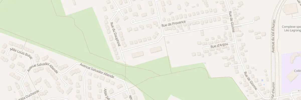 Plan du 3 Rue du Dauphiné à Bourges