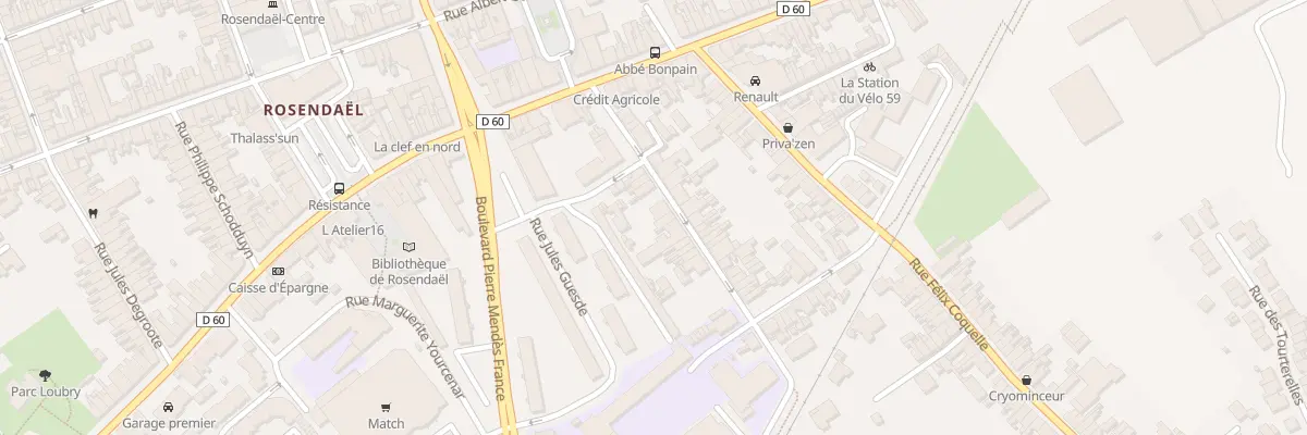Plan du 20 Rue Jacobsoone à Dunkerque