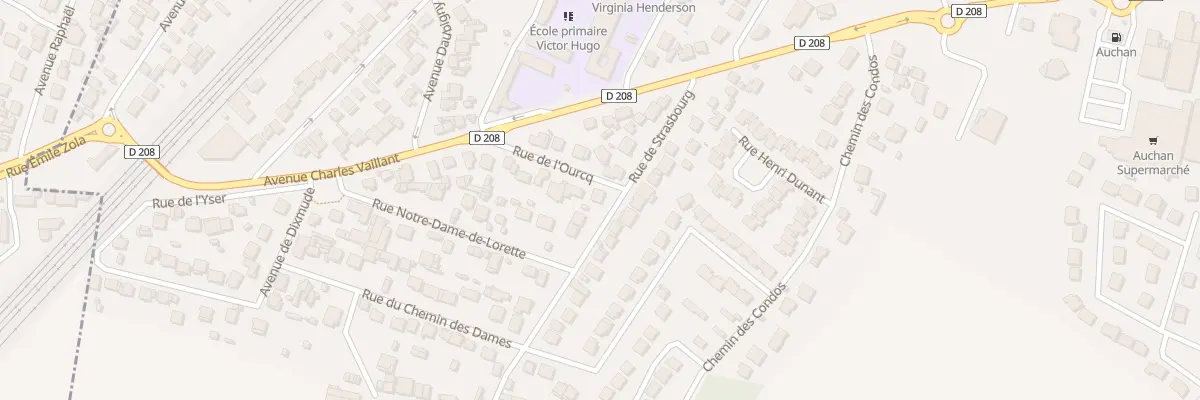 Plan du 12 Rue de Strasbourg à Arnouville