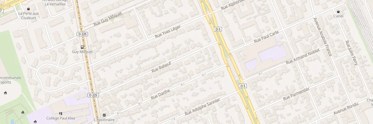 Plan du 11 Rue Babeuf à Choisy-le-Roi