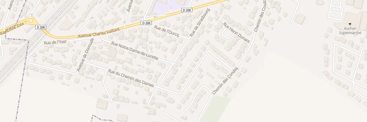 Plan du 23 Rue de Strasbourg à Arnouville